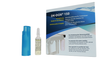 Ampoules solution dioxyde de chlore DK DOX 150 prêtes à l’emploi